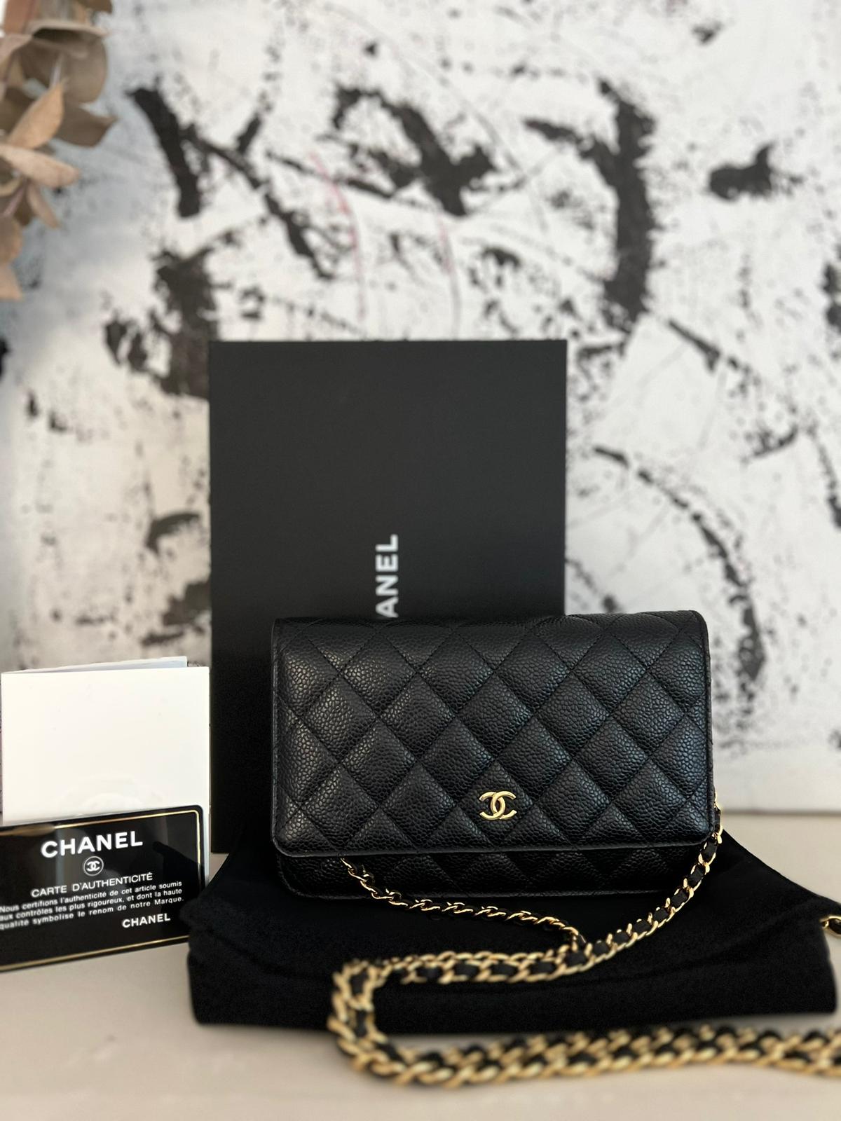 Chanel Classic Wallet on Chain